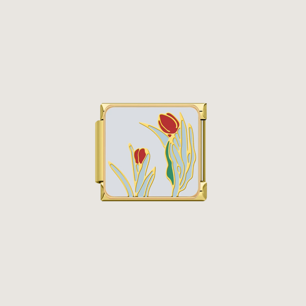 Charm Tulipes Rouges