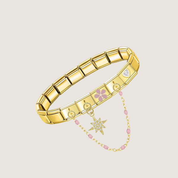 Bracelet Printemps Rose