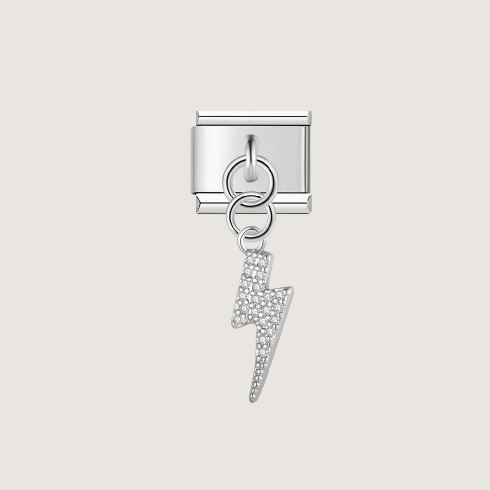 Charm de rayo de plata