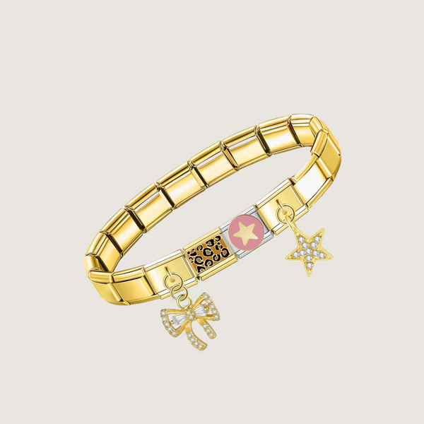 Pink Leopard Bracelet