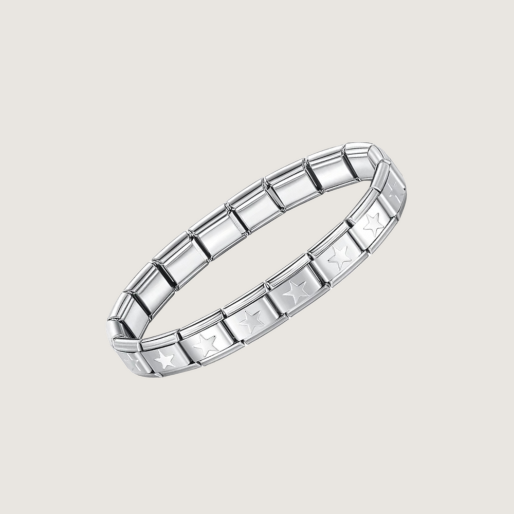 Silver Stars Bracelet