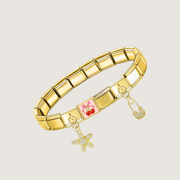 Pink Cherry Bracelet