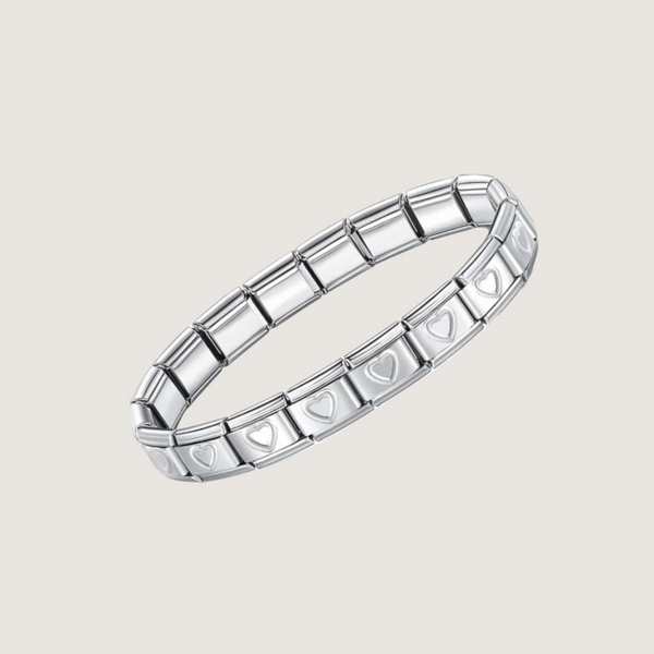 Silver Heart Bracelet