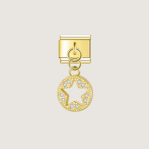 Round Star Charm