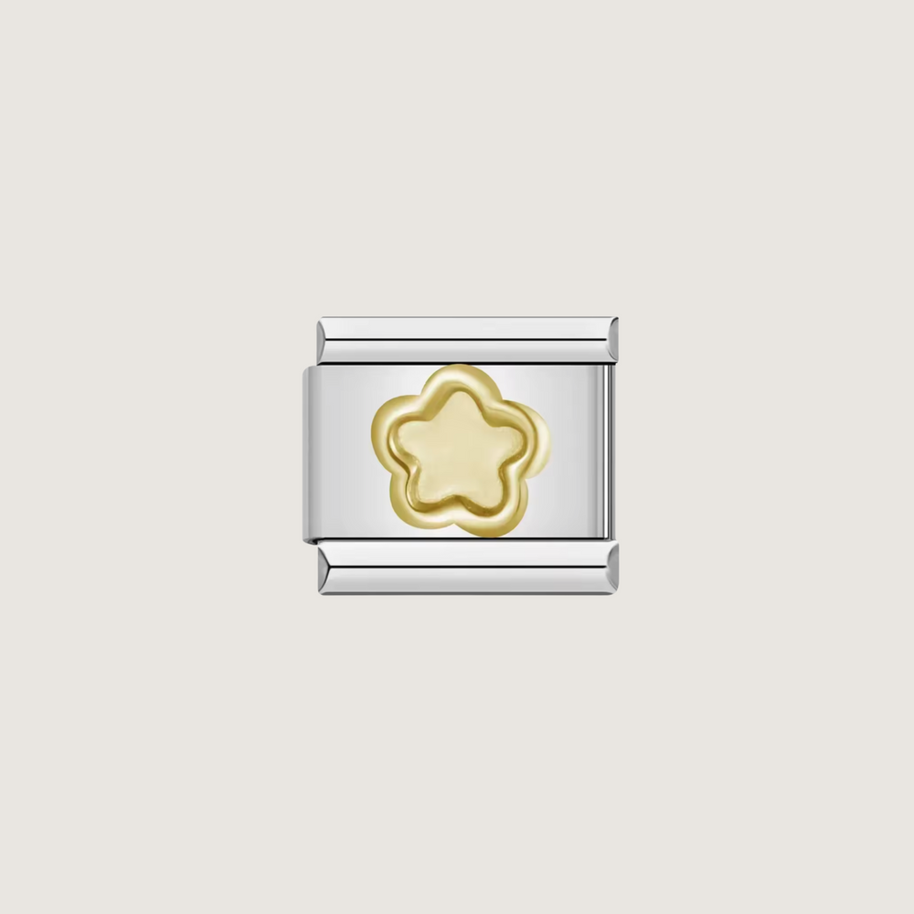 Gold Flower Charm