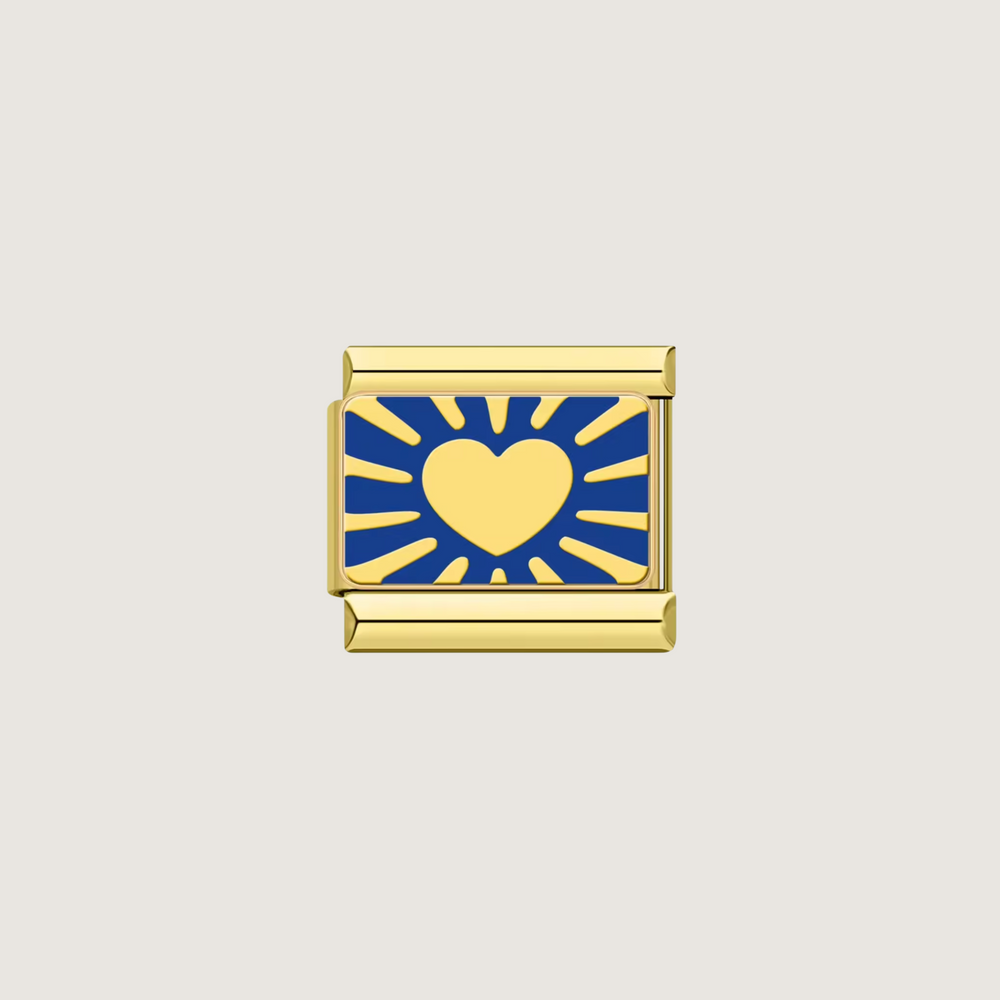 Blue Heart Charm