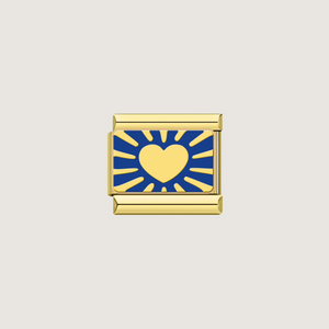 Blue Heart Charm