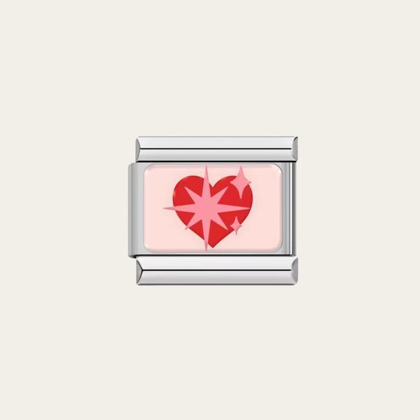 Charm Coeur Rose