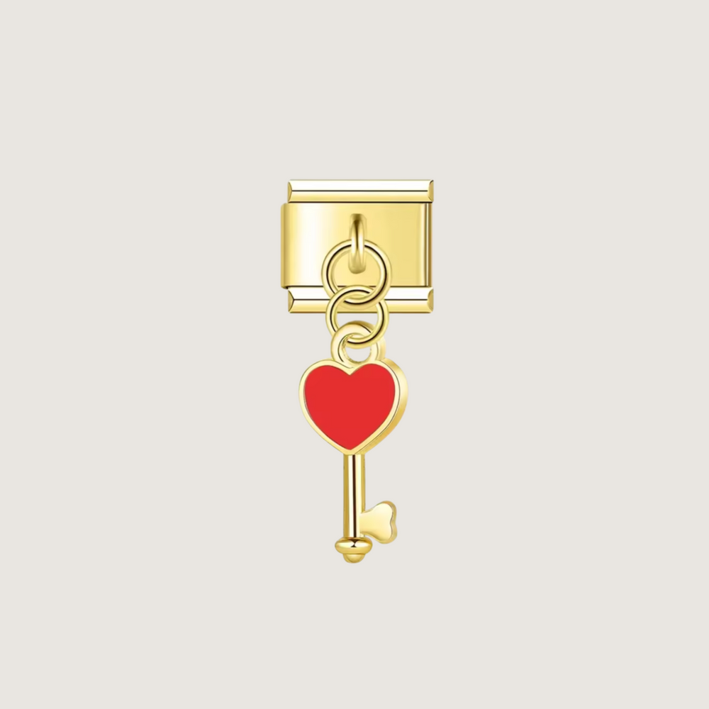 Red Key Charm
