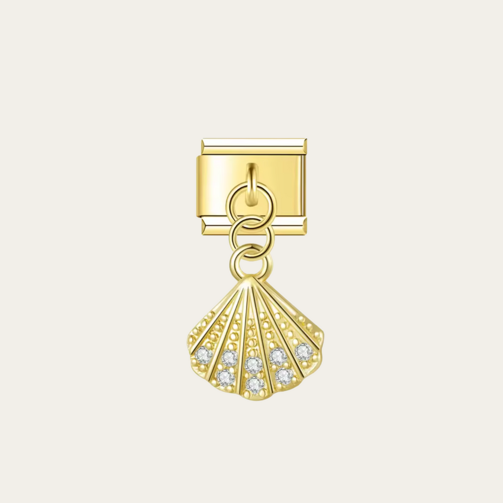 Charm Coquillage Or