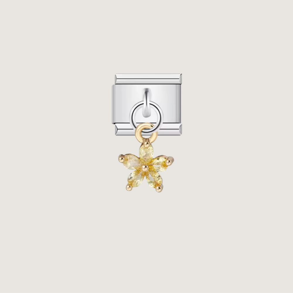 Yellow Lotus Charm