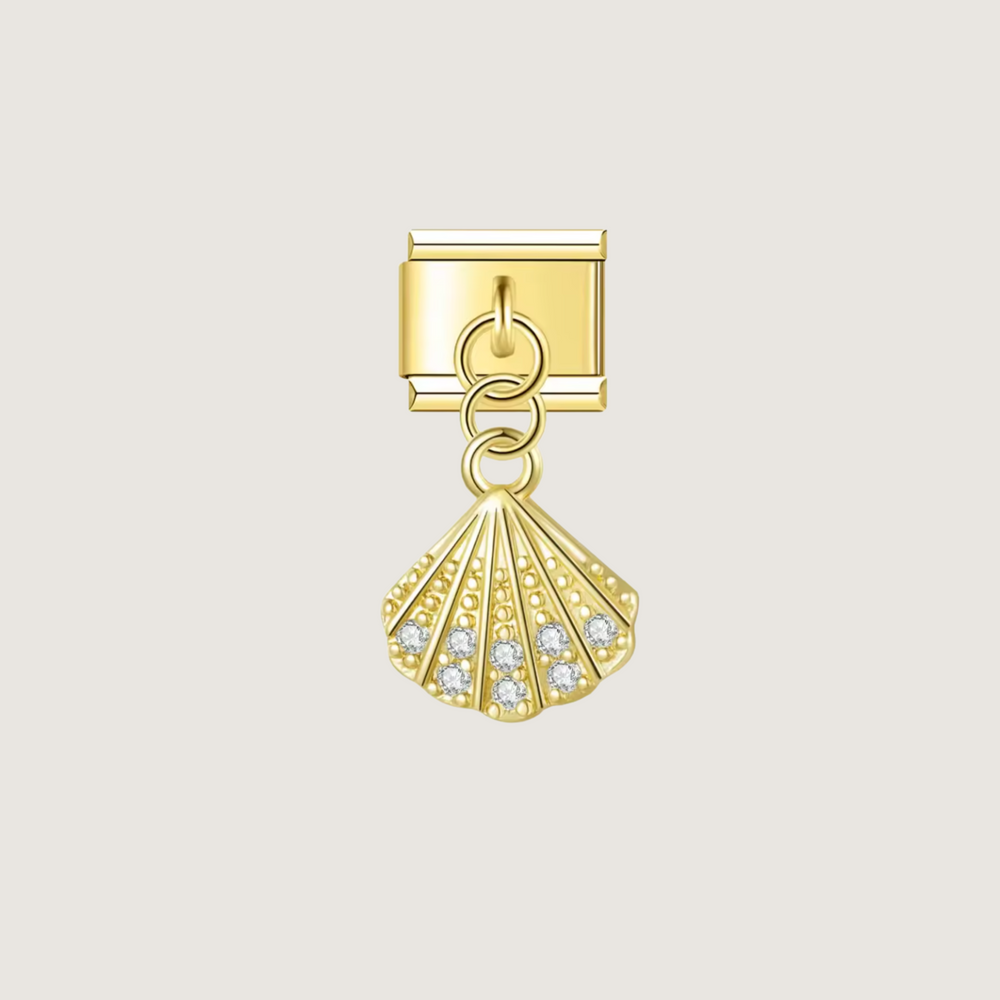 Gold Shell Charm