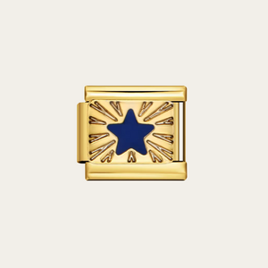 Gold Superstar Charm