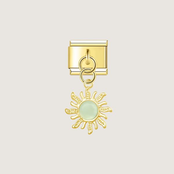 Green Sun Charm