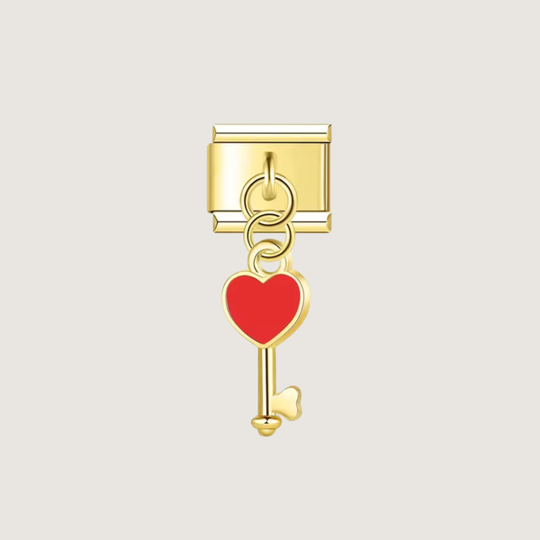 Red Key Charm