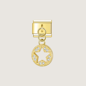 Round Star Charm