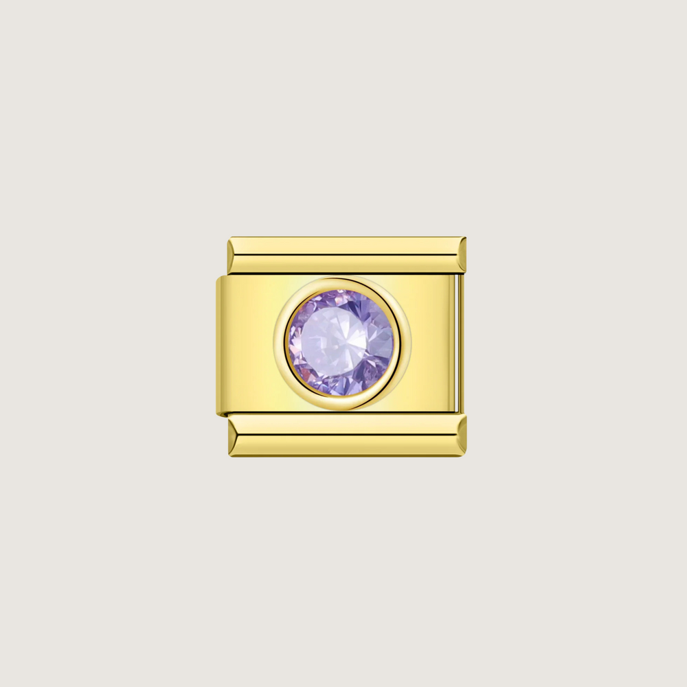 Dije de diamante violeta