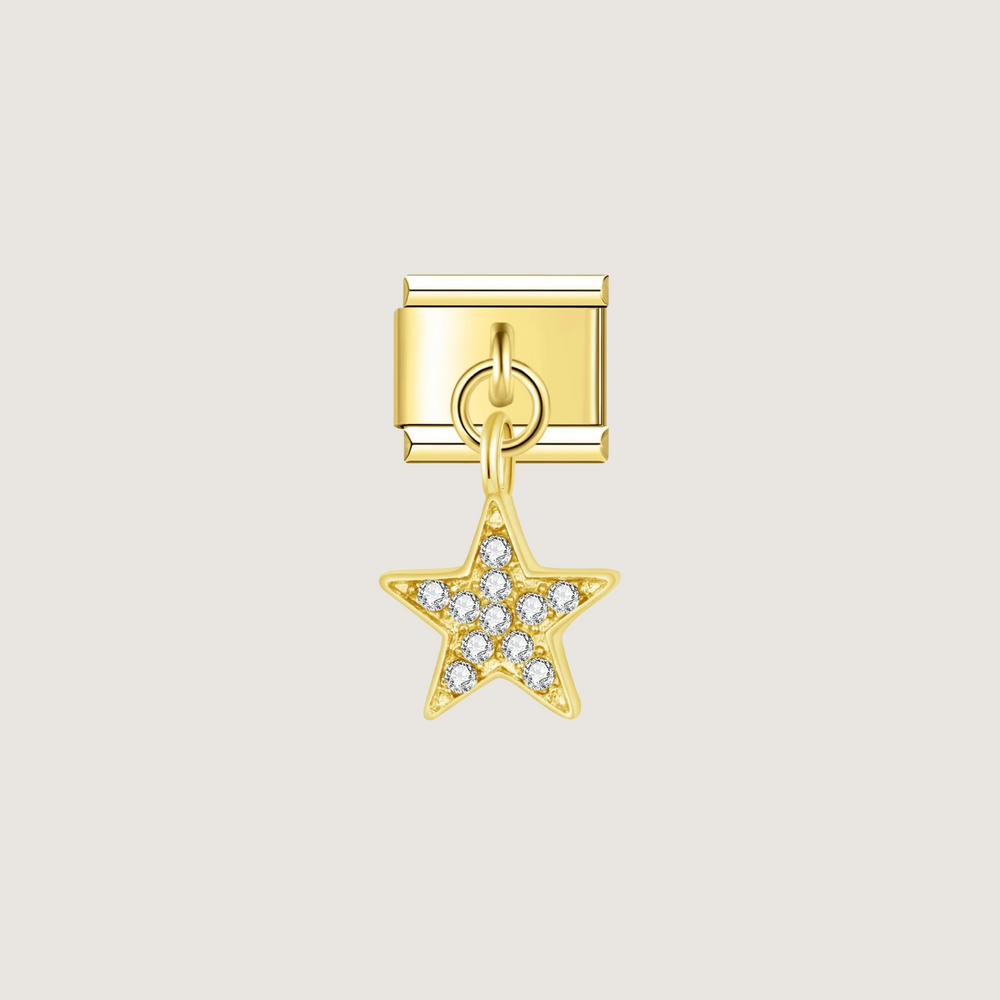 Charm Gold Star