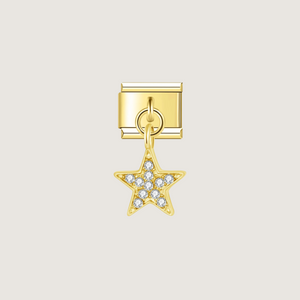 Charm Gold Star