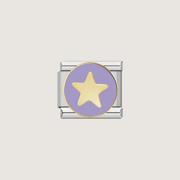Charm de estrella morada