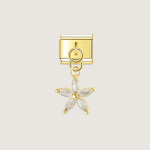 Diamond Lotus Charm