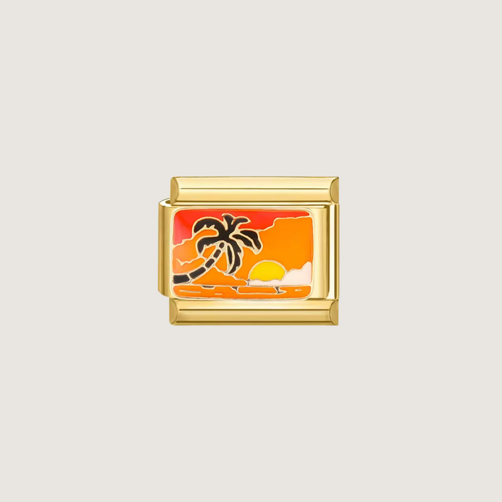 Gold Sun Charm