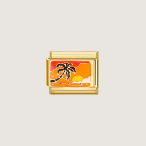 Gold Sun Charm