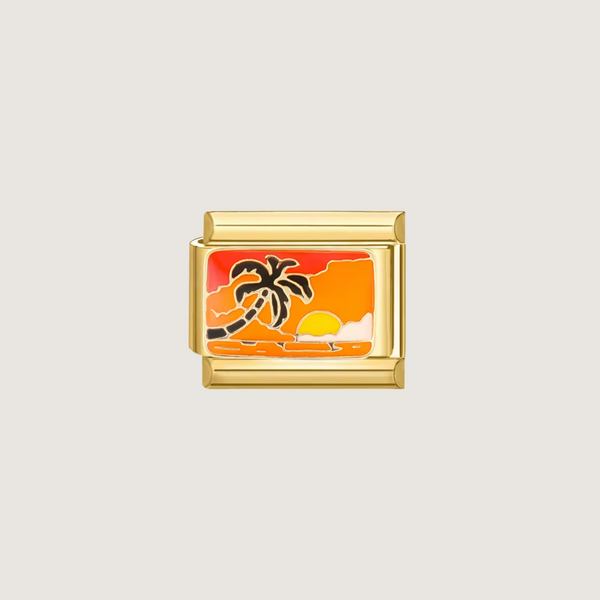 Gold Sun Charm